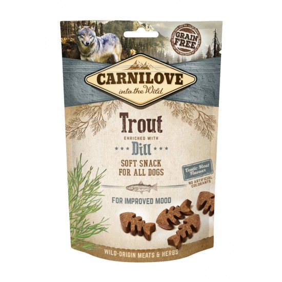 Carnilove Dog Treats Soft Trout with Dill 200g