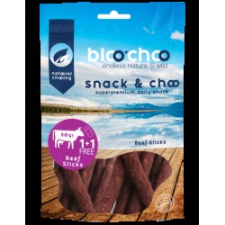 BlooChoo Snack Beef Sticks Λιχουδιές Με Μοσχάρι 80 gr