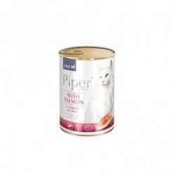 PIPER Grain Free salmon wet food for spayed cats tin 400 g