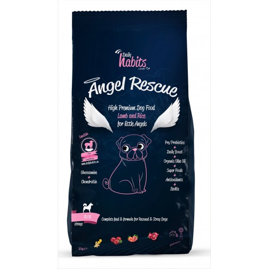 Daily Habbits Angel Rescue High Premium Dog food Lamb & Rice 15kg