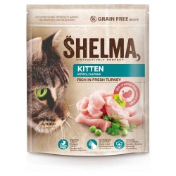 SHELMA cat kitten turkey grain free 750g