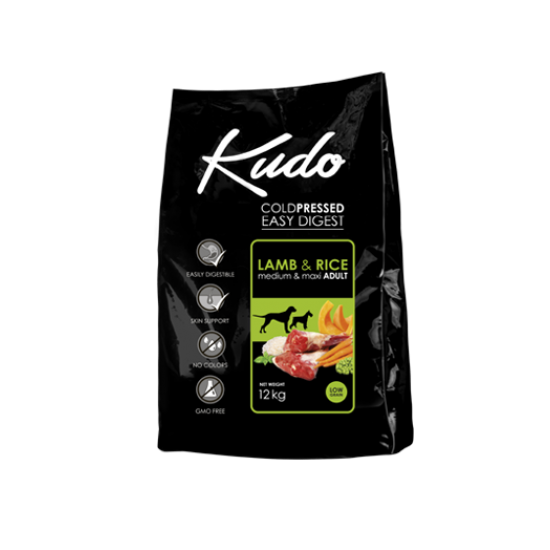 Kudo Low Grain Adult Mini Lamb & Rice 12 kg