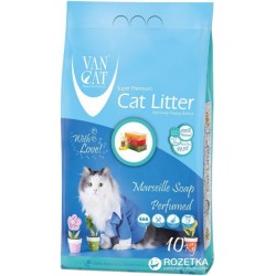 Van Cat Clumping Litter Marseille Soap Perfumed 10kg