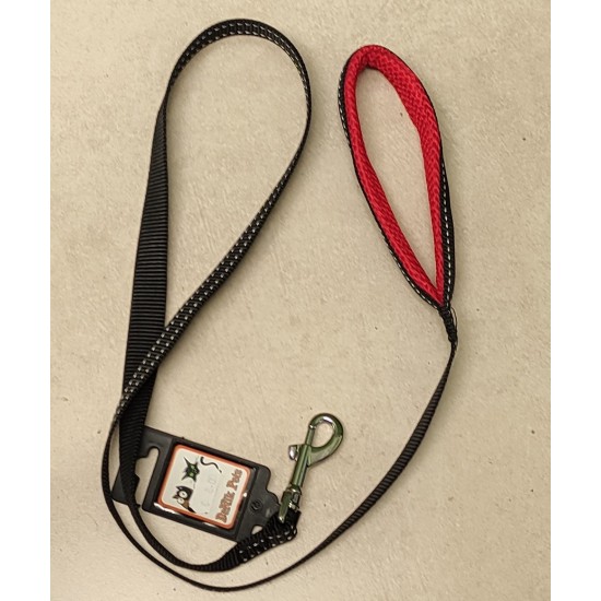 Leash with mesh handle 2.0 - 120cm red