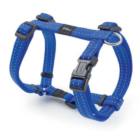 NITE LIFE - H-HARNESS BLUE REFLECTIVE 11MM