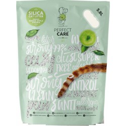 Perfect Care Cat Silica Green Apple Litter 15l