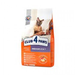 CLUB 4 PAWS INDOOR 4 in 1 PREMIUM ADULT CATS 14KG