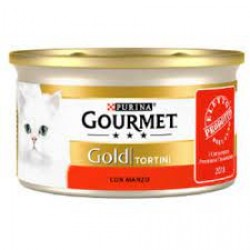 Purina Gourmet Gold Patties with Beef 85g