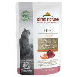 ALMO NATURE HFC JELLY TUNA AND SHRIMPS - 55G