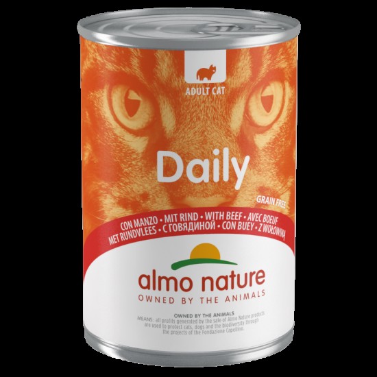 Almo Nature Daily with Beef 400gr