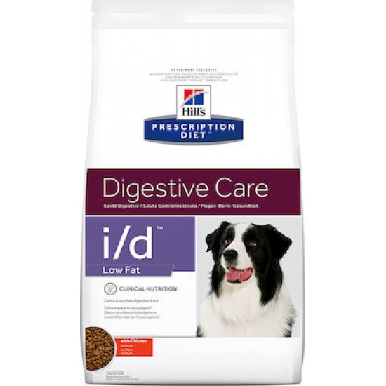 Hill's i/d Low Fat Digestive Care Dog 12kg