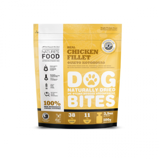 Nature's Food Bites Chicken Fillet 100gr