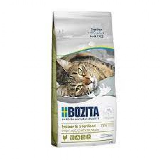 Bozita Indoor & Sterilised - Chicken cats dry food 2 kg Adult