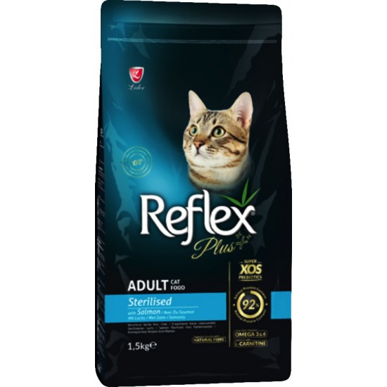 REFLEX PLUS CAT STERILISED SALMON 1,5kg