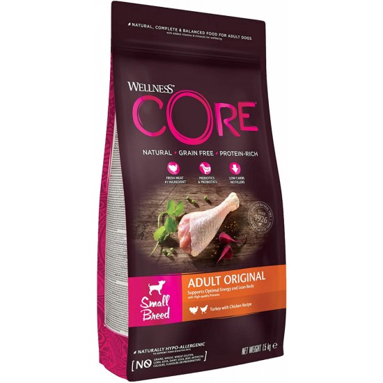 Wellness Core Small Breed Adult Original 1,5Kg