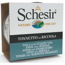 Schesir Cat Can Jelly Tuna with Yellow Tail 85g