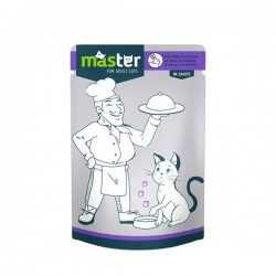 Master Adult Cats Rabbit in Sauce 80g 