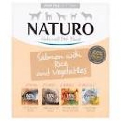 Naturo Dog Salmon with Rice and Vegetables 400g