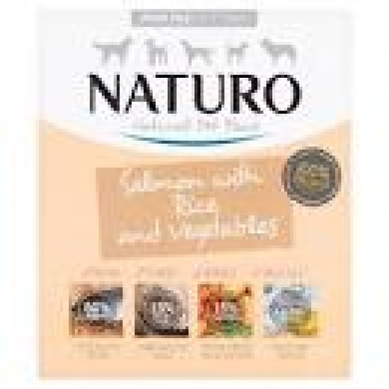 Naturo Dog Salmon with Rice and Vegetables 400g