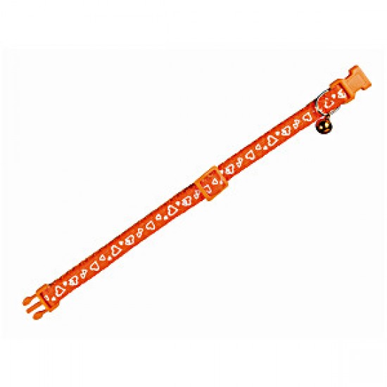 Nobby Katzenhalsband Herz orange