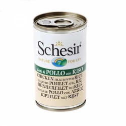 Schesir Chicken with Rice Can for Cat