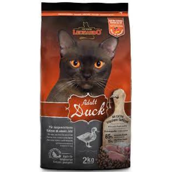 Leonardo Duck For Adult Cats, 2 Kg