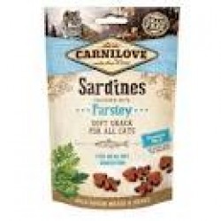 Carnilove Semi Moist Cat Treats Soft Sardine with Parsley 50g