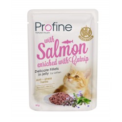 Profine Kitten pouch fillets in jelly with Salmon 85g