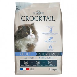 Crocktail adult cat sterilized chicken 10kg
