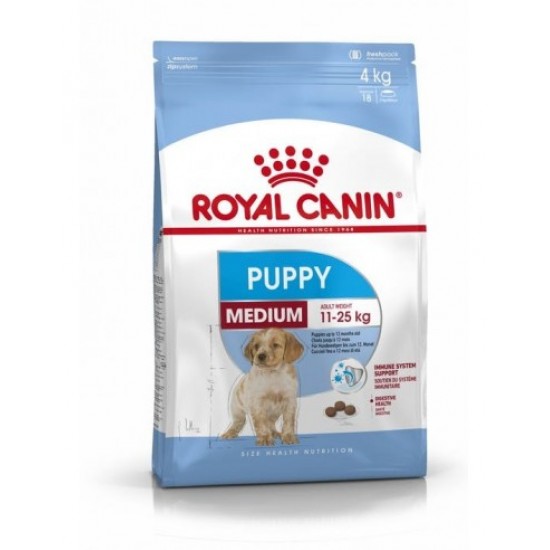 Royal Canin Dog Size Health Nutrition Medium Puppy 4kg