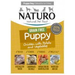 Naturo Dog Puppy Grain Free Chicken with Potato and Vegetables 150gr