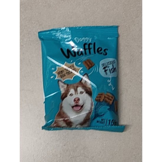 DOGGY WAFFLES FISH - DOG TREATS