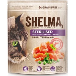 SHELMA cat Sterilised salmon grain free 750g