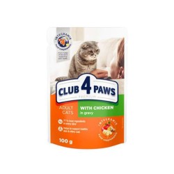 Club4Paws Premium Adult Cat Chicken 100g 