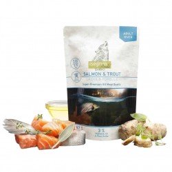 Isegrim Roots Adult River Φακελάκι Για Σκύλους Με Σολoμό Και Πέστροφα 410 gr