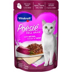 Vitakraft Poesie Deli Sauce with natural pieces of heart 85 g