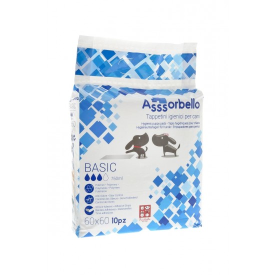 BASIC PADS 60X60 12X10PCS W.POLYMER