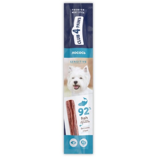 CLUB 4 PAWS SENSITIVE PREMIUM MEATY STICK FISH