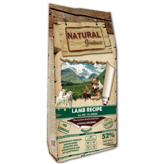 Natural Greatness Adult Lamb Dog 12Kg..