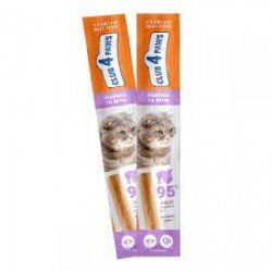 Club 4 Paws Premium Meaty Stick Λιχουδιά Γάτας Με Γαλοπούλα Και Αρνί 5 gr