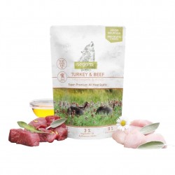 ISEGRIM Φακελάκι με Γαλοπούλα & Μοσχάρι 410gr Junior 