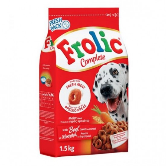 FROLIC ΜΕ ΜΟΣΧΑΡΙ, ΚΑΡΟΤΑ & ΔΗΜΗΤΡΙΑΚΑ 1.5KG FROLIC ΜΕ ΜΟΣΧΑΡΙ, ΚΑΡΟΤΑ & ΔΗΜΗΤΡΙΑΚΑ 1.5KG