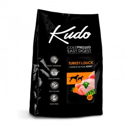 Kudo Low Grain Adult Medium Maxi Turkey And Duck 12kg