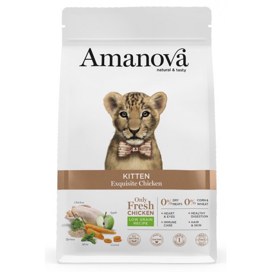 Amanova kitten fresh chicken low grain