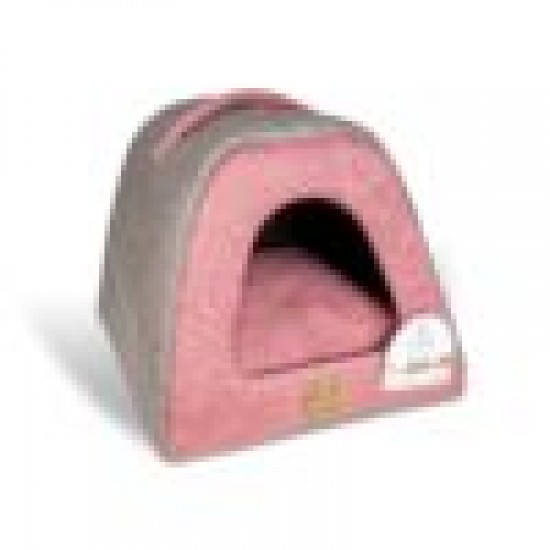 GLEE ΦΩΛΙΑ ΓΚΡΙ - ΡΟΖ SMALL 45 X 45 CM