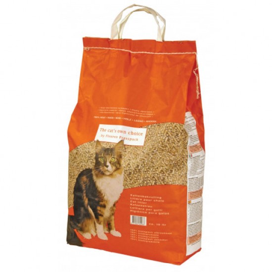 Cat's own choice υπόστρωμα πελλετ 10kg/20lt για γάτες