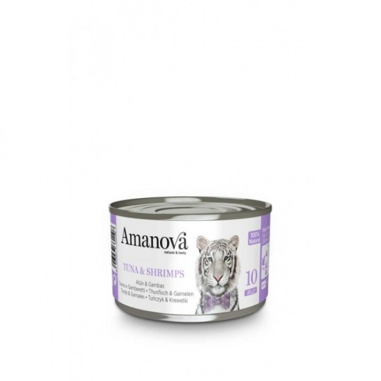 AMANOVA WET TUNA & SHRIMPS 70GR