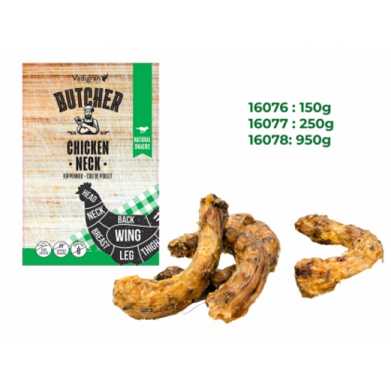 Vadigran Butcher Chicken Neck Natural Snacks 150g