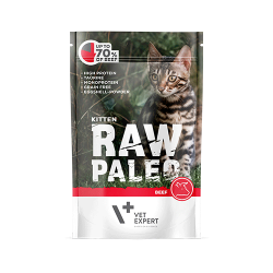 Cat Raw Paleo wet Kitten Beef 100 gr