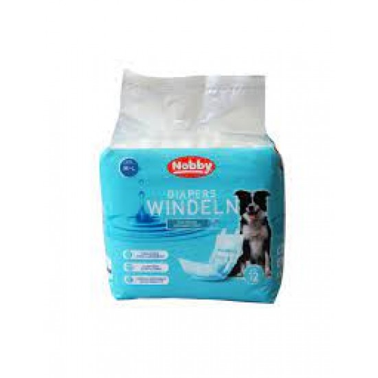 Nobby Πάνες Μίας Χρήσεως Για Αρσενικά Σκυλιά M-L 12 τεμ